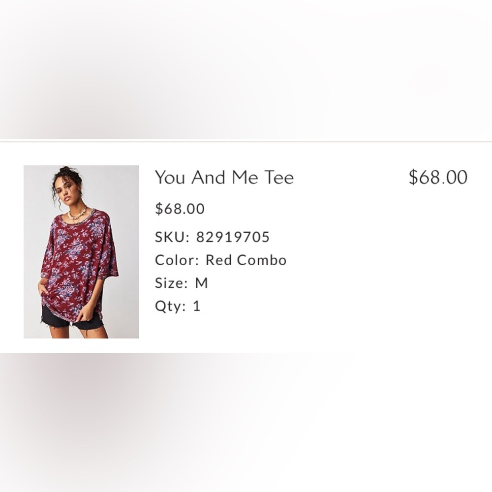 We the Free You and Me Tee Medium